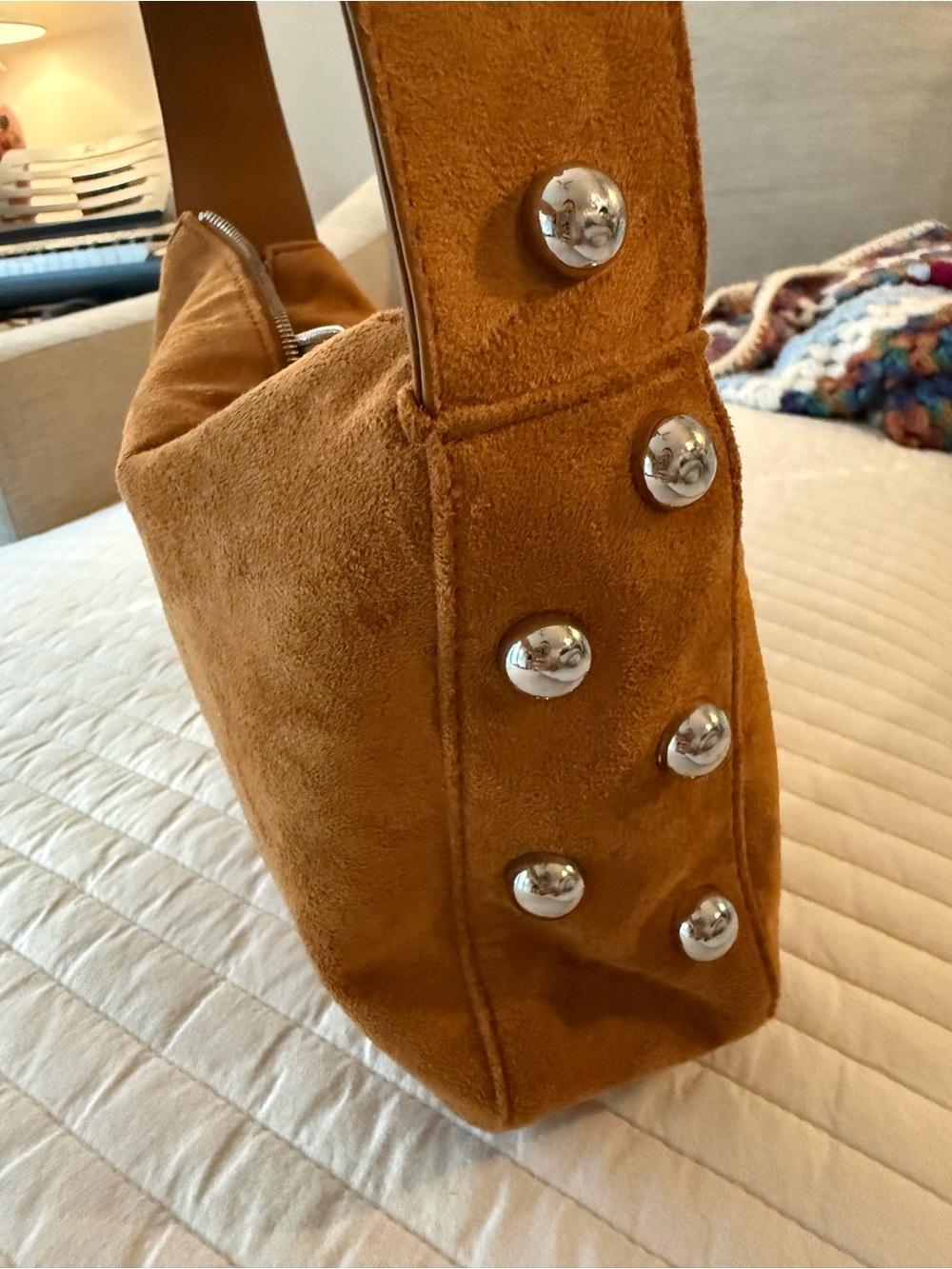 Universal Thread Suede Bag - Picture 2 of 3